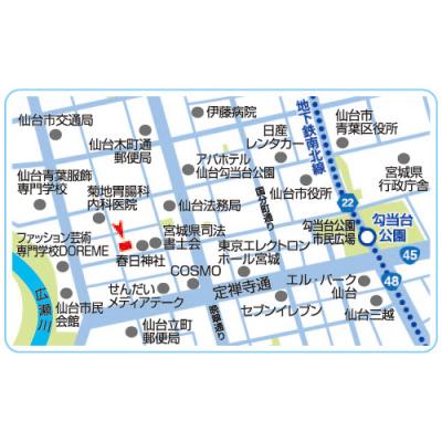 COKULAS春日町 17.7㎡の物件地図