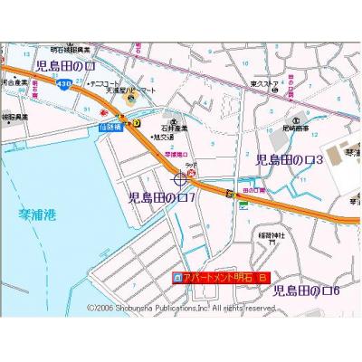 ★★アパートメント明石Ｂ（※禁煙）★★【さくらマンスリー】瀬戸内海近く♪ 3LDKの物件地図