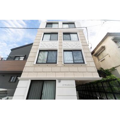オシャレなデザイナーズ♪／家具家電・備品完備／D-WASEDA 302の物件地図