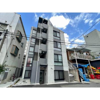 オシャレなデザイナーズ♪／家具家電・備品完備／タスキsmart東新宿502の物件地図