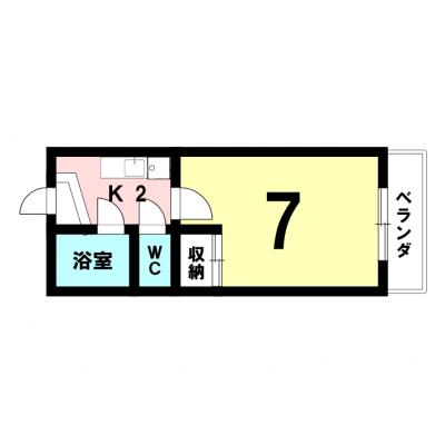 【名古屋市名東区/一社駅/駐車場/無料Wi-Fi/バストイレ別/洋室7帖/リフォーム済】ソーラーハイツ筒井 307号室 ファミマンの物件地図