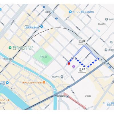 エステートモア祇園　Ｃの物件地図