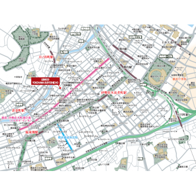 マンスリーステージ日ノ出町の物件地図