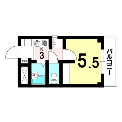 【名古屋市名東区/上社駅/無料Wi-Fi/バストイレ別/自転車駐輪可能】グレース文教台 205号室 ファミマンの物件地図
