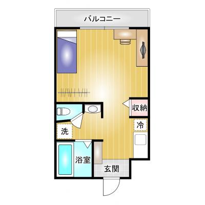 コスパだけじゃない“快適さ重視”マンスリータウン🏠【高崎駅まで徒歩８分🚶】【バス🛀トイレ 🚽別・独立洗面台あり✨】【無料Wi-Fi📶】檜物町A104の物件地図