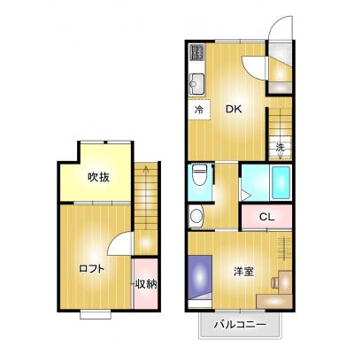 コスパだけじゃない“快適さ重視”マンスリータウン【2名でのご利用OK☆】【Gメッセまで徒歩10分】【無料Wi-Fi付き♪】上中居町A203の物件地図