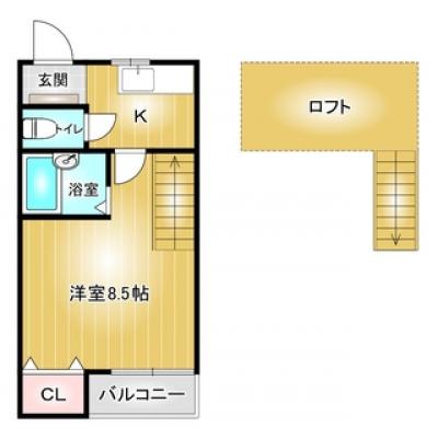 コスパだけじゃない“快適さ重視”マンスリータウン【周辺環境良好♪】【２名利用可能】【駐車スペース２台分あり】【Wi-Fi無料】　ＭＴ福島町Ｂ3の物件地図