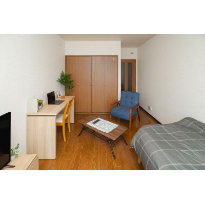 ✨アルプス通り目の前✨駐車場付🚙家具家電付🏡Wifi無料✨甲府西エリア TM18　301号室の物件地図