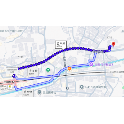 東都マンスリー　Maison de plumeria【Wifi無料！オートロック！バス・トイレ別！】の物件地図