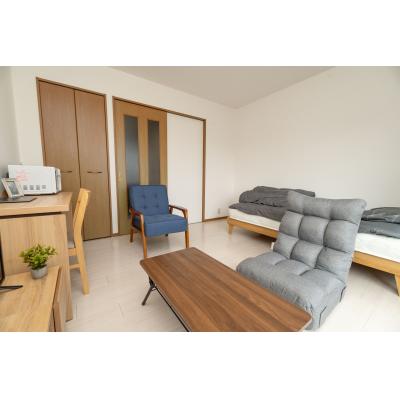 ✨沼津市役所すぐ🏢コンビニ徒歩2分✨家具家電付🏡203号室TM23の物件地図