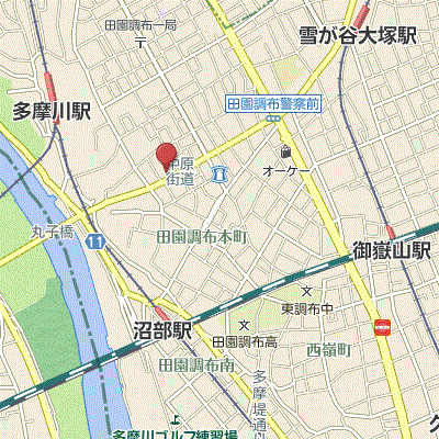 グッドステイ多摩川EAST●『禁煙ルーム・1名入居限定』【ライト】の物件地図