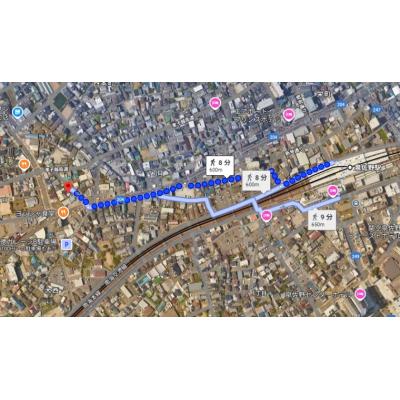 🫧💓【新築物件】泉佐野駅徒歩10分！ドラッグストア・コンビニ便利🏪💊Wi-Fi無制限の物件地図