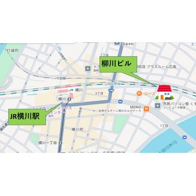 柳川ビル（横川駅すぐ近く！ネット無料・宅配ボックス）の物件地図