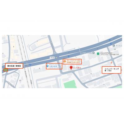 コムルーム松香台の物件地図