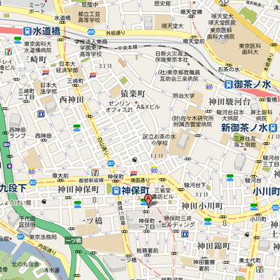 グッドステイ神保町・東京パークタワー前■『禁煙ルーム・駅2分・1名入居限定・セパレート』【ベーシック】の物件地図