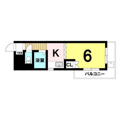 【三重県四日市市/近鉄四日市駅/無料Wi-Fi/角部屋/バストイレ別/エレベーター/自転車駐輪可能】オーク斉藤 201号室 ファミマンの物件地図