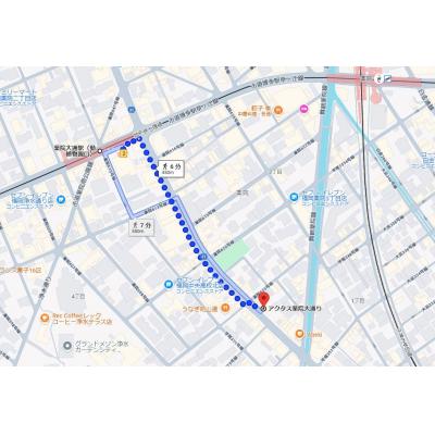 予約2027年1月～ アクタス薬院大通り／SR3号室の物件地図