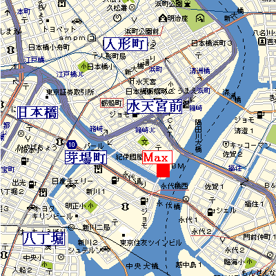 グッドステイ日本橋箱崎町▲『禁煙ルーム・駅3分・セパレート』【ベーシック】の物件地図