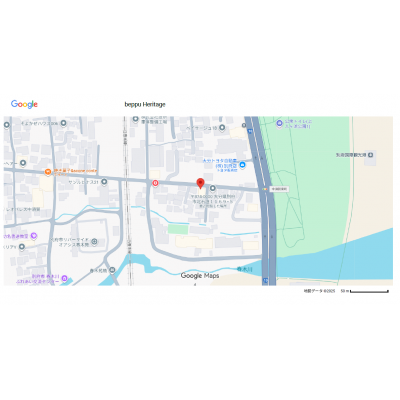 上人ヶ浜公園近く♪深町バス停まで徒歩3分‼の物件地図