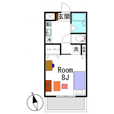 グランマンスリーつくば春日R303【筑波大学病院徒歩１０分♪】【Wi-Fi無料☆】【別途駐車場利用可能】の物件地図