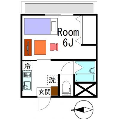 【中央前橋駅の北側　徒歩4分】グランマンスリー前橋城東町R202🍀📶Wi-Fi無料✨🅿️敷地外駐車場あり（別料金・台数限定）🚗🌈✨ウォシュレット付き✨近隣商業施設多数🏪の物件地図