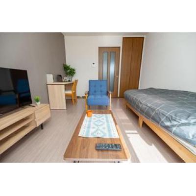 Wifi駐車場無料✨アルプス通沿い✨家具家電付⭐TM64の物件地図