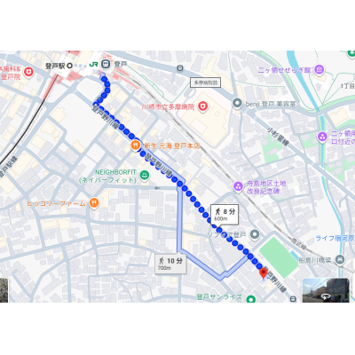 東都マンスリー　共栄ハイツの物件地図