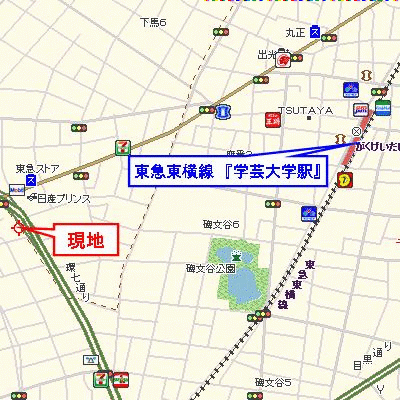 グッドステイ東横線学芸大学WEST弐番館■『禁煙ルーム・浴室乾燥付』【ベーシック】の物件地図