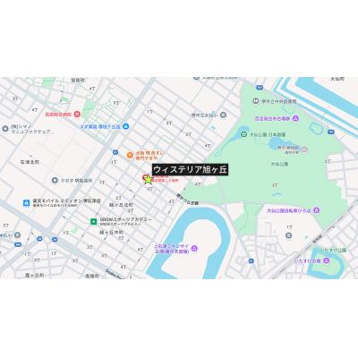 ウィステリア旭ヶ丘302号室の物件地図
