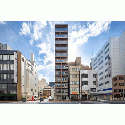 【馬喰町1分】静かなデザイナーズ空間・快適ネット完備丨Dash Living Nihonbashi EastCinema Studio（1DK）(3)の物件地図