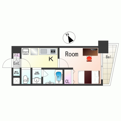 【神戸4分】テレワークに◎ネット無料丨グルーブ神戸ハーバーアリーナ9F（禁煙）(1)の物件地図