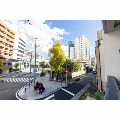 【福島7分】出張・短期滞在に◎冷蔵庫/CSテレビ付丨レジュールアッシュ梅田WEST GATE2F（禁煙）(5)の物件地図