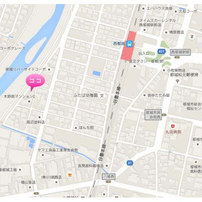 WIFI無料！　木野田マンション1K-2の物件地図