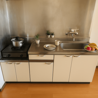 富士市駅周辺！家具家電Wifi・駐車場無料！広々1Dk! TM66の物件地図