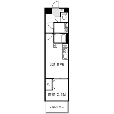 【2026年5月6日～2026年6月19日の間でご入居可能な方限定】アットイン大阪鶴橋（上本町）1の物件地図