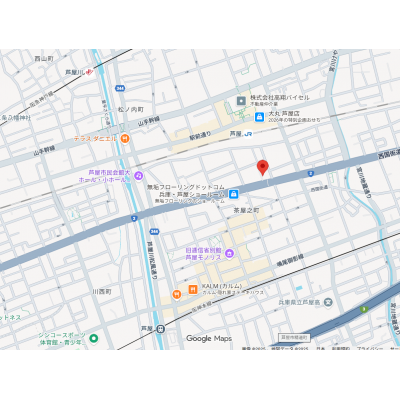 トラスト芦屋1【JR芦屋駅2分！利便性抜群です♪】の物件地図