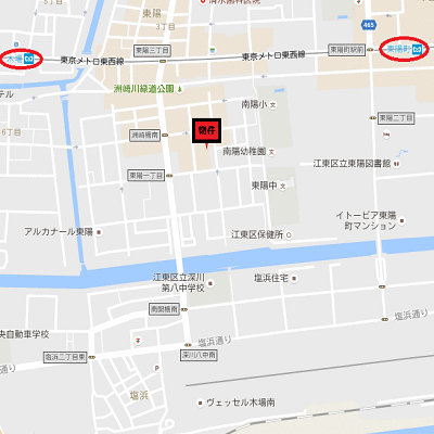 グッドステイ東陽町WEST■『禁煙ルーム・25平米・独立洗面・浴室乾燥付』【ハイクラス】の物件地図