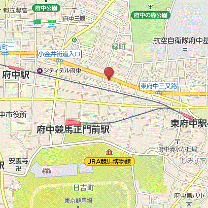 グッドステイ京王線府中デザイン■『禁煙ルーム・26平米・独立洗面・浴室乾燥付』【ハイクラス】の物件地図