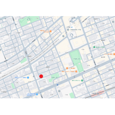 トラスト六甲道3【関西スーパー近く！JR六甲道駅6分】の物件地図