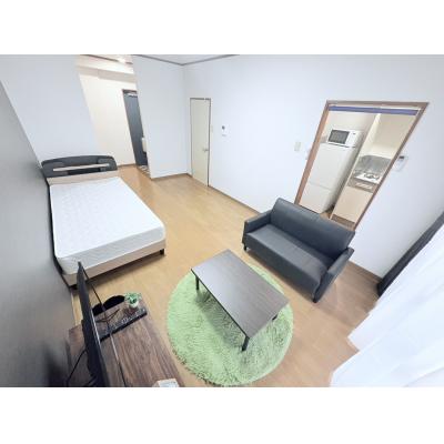 ＳマンスリーJR松山駅南【ネット無料・コンビニ、スーパー徒歩圏内・宅配BOX有・JR松山駅徒歩6分】の物件地図