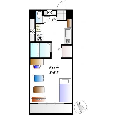 グランマンスリー水戸宮町ⅢR305【水戸駅北口徒歩約8分！ネット無料！RC造マンション！敷地内駐車場あり（台数限定、別料金）バストイレ別！★（注）線路沿いの物件なので多少電車の通行音はします。】の物件地図