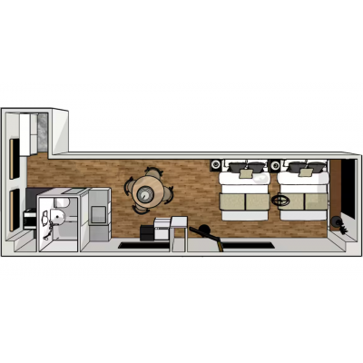 新宿御苑前駅から徒歩2分★アクセス抜群★【134401】の物件地図