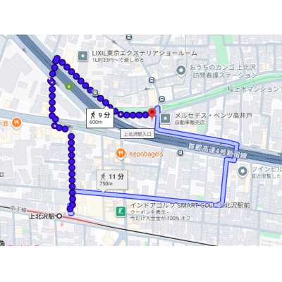 東都マンスリーカーサトレスA【４名入居可！WiFi無料！】1DKの物件地図