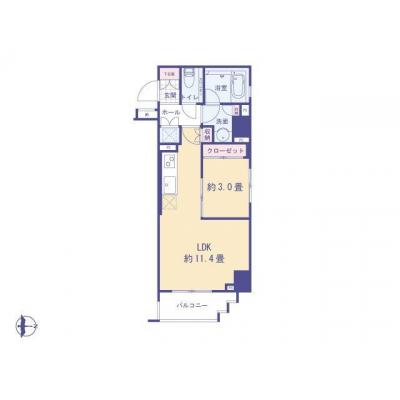 八王子駅徒歩5分✨築浅ハイグレードマンスリー✨TM87の物件地図