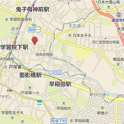 マンスリーリブマックス雑司が谷SOUTHデザイン★『27平米・駅5分』【Wi-Fi無制限・独立洗面・浴室乾燥付】≪エクセレントシリーズ≫の物件地図