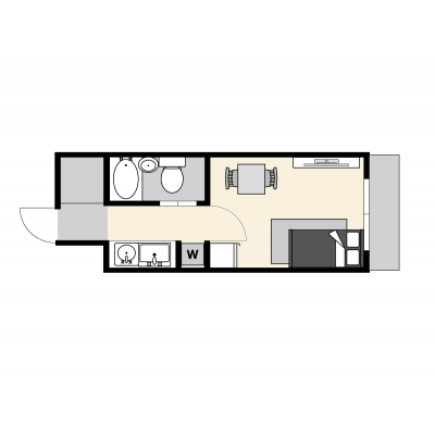 家具家電付き✨大津駅徒歩7分🚉大津赤十字病院近く🏥いちばんちマンスリー大津駅前2の物件地図