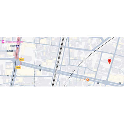 マンスリー花園町　　　※法人・出張歓迎｜花園町駅徒歩5分｜1Kマンスリー※の物件地図