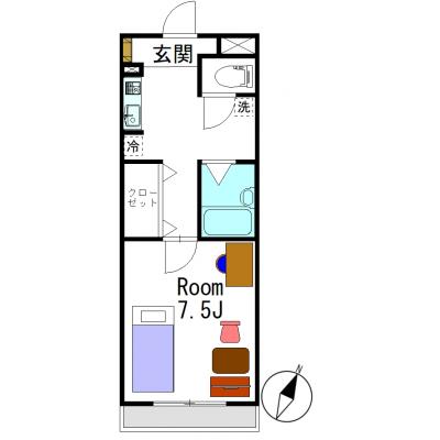 apartment 〒372-0802　群馬県伊勢崎市田中島町1400-7