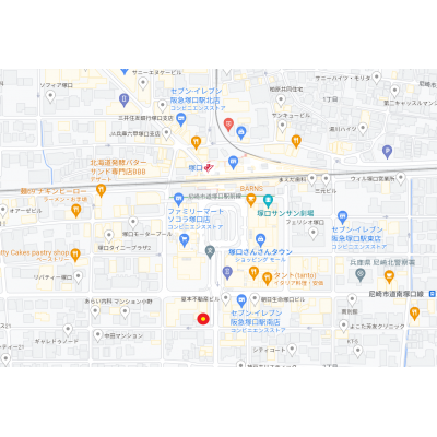 トラスト尼崎5【駅近！！利便性抜群です♪】の物件地図