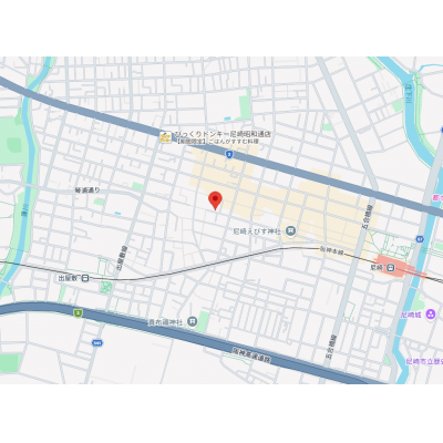 トラスト尼崎1【AL・EV・宅配BOX！阪神尼崎徒歩圏内】の物件地図